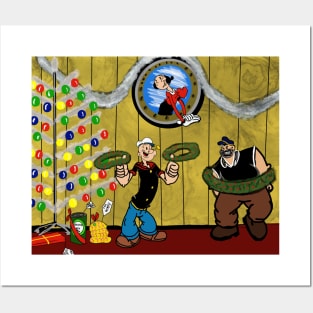 A Very Popeye Christmas Posters and Art